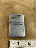 1960's Zippo Lighter Alcar inc  Vintage Advertising Collectible 481-2201 Phone