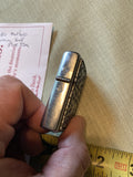 Vintage Zippo Marlboro Black Silver Storming Scroll Lighter 2003 Rare Collectibl