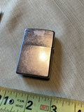 Vintage Zippo Marlboro Black Silver Storming Scroll Lighter 2003 Rare Collectibl