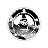 Keiti Motorcycle Fuel Tank Cap Protector Pad Black 2006 400-CC Kawasaki RKW-506K