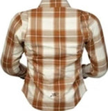 Z1R Women's Ashwood Flannel - Brown - Large