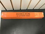HAMILTON 600 CHROME FOLDING MUSIC STAND KRAUTH & BENNINGHOFFEN W/ BOX USA BAND