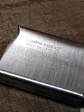 Vtg NOS 1980 Zippo Slim Cigarette Lighter Polished Chrome Altech 30 Year Award!