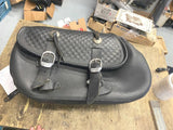 Heritage Springer Softail Saddlebag FLSTS OEM Factory Harley Black Leather