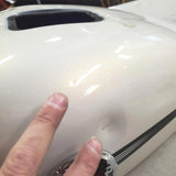 Harley Bonneville Salt Pearl Black Fuse???? BLACKLINE SOFTAIL BREAKOUT Fuel Tank