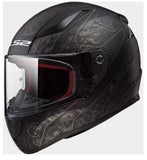 NEW LS2 Rapid Crypt Full Face Helmet Matte Black 2XL XXL DOT ECE
