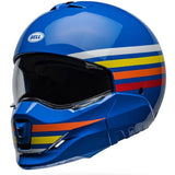 NEW Bell Broozer Prime Helmet Gloss Blue Lg Modular 2-in-1 DOT ECE