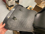 Heritage Springer Softail Saddlebag FLSTS OEM Factory Harley Black Leather