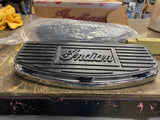 Gilroy Indian Scout Spirit Chief Floorboards Logo Foot Boards Chrome Black NOS