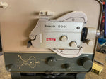 Vtg Kodak Brownie 500 Home Movie Projector 8 mm Film A5 f/1.6 Lens Nice Shape
