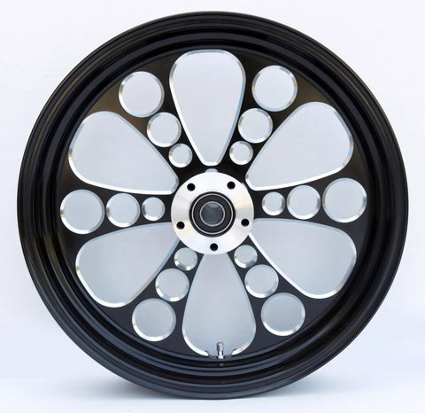 Kool Kat Black Cut 21x3.5 Wheel 200 Softail Rigid 2000-2006 FX FL Harley