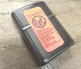 Vtg Unfired 1997 Zippo Camel Cigarette Lighter Midnight Chrome Broken Seal!