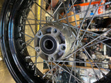 Black 4.5x17 Rear Wheel 25mm Harley Dyna FXD FXDL Wide Glide OEM Spok Street bob