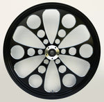 Kool Kat Front Wheel Black 23x3.5 Single Disk Harley baggers Choppers Softail