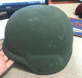 Pa Helmet Small Ballistic Material Has Chin Strap Green