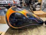 OEM 5 Gallon Fatbob Gas Tanks 1979 FLH Emblem Mount Factory Electra Glide Harley