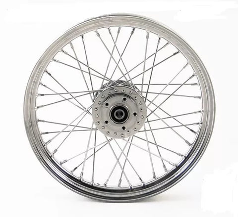 New Chrome 40 Spoke Front Rim 19X2.5 Harley 1991-1999 Harley Dyna FXD Glide FXDL