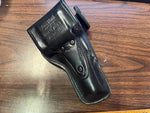 Don Hume H901 SH No 7-4 Adjustable Sights Black Leather Duty Holster Left Handed