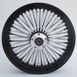 Black 48 King Spoke 16x3.5 Rear Wheel Harley Touring Dyna Sportster Softail 25mm