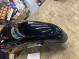 Left Gas Tank Harley Softail Custom 1998 Black Factory 5 gallon FatBob Flatside