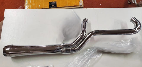 Lifeline Harley Sportster 2 into 1 Shotgun Exhaust Pipe Billet Baffle 883 1200