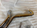 Lifeline Harley Sportster 2 into 1 Shotgun Exhaust Pipe Billet Baffle 883 1200