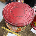 1920's malto milk Colonial biscuit tin Can Pittsburgh Pa Collectible Rare Vtg!