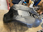 OEM CVO Heated Touring Seat Harley FLH Glide 2008^ Ultra Classic Blue Hammock!