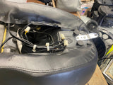 OEM CVO Heated Touring Seat Harley FLH Glide 2008^ Ultra Classic Blue Hammock!