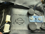 OEM CVO Heated Touring Seat Harley FLH Glide 2008^ Ultra Classic Blue Hammock!