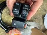 OEM Harley Davidson Left Switch Box Turn Signal Kit NOS Dyna Softail 72945-12A