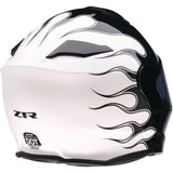Z1R Solaris 2.0 Helmet Flame Black White Large L DOT ECE 22.06