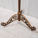 Early 20th Century Japanned Copper "Luminaire" Funeral Parlor Fan Legs Stand!