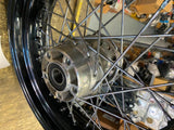 Black 4.5x17 Rear Wheel 25mm Harley Dyna FXD FXDL Wide Glide OEM Spok Street bob
