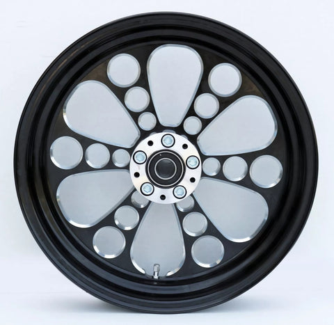 Black Front Wheel 16x3.5 Kool Kat Harley Tri-Glide FLHX Road King Classic Bagger