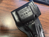 Don Hume H901 SH No 7-4 Adjustable Sights Black Leather Duty Holster Left Handed