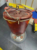 perky pet hummingbird feeder 1958 Red Glass Hanging Antique Very nice! Bird Feed
