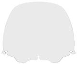 Memphis Shades MEP8130 15" Clear Windshield Harley FLHT FLHX 96-13 Bagger
