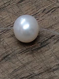 Vtg 14K Yellow Gold Linkage & 15 Cultured Pearls 15 Inch Plastic Necklace Jewelr