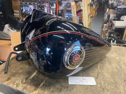 Black Factory Paint Gas Tank Harley Ultra Classic Bagger FLH Touring 2000 FI OEM