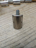 VTG 1952 X1 Gillette 3 Piece DE Tech Safety Razor Black Handle Good Shape!