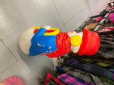 Vtg Empire 33” Frosty Snowman Blow Mold Christmas Light up Yard Decor Clown Hobo