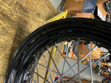 Black 4.5x17 Rear Wheel 25mm Harley Dyna FXD FXDL Wide Glide OEM Spok Street bob