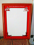 NOS Taste the Heritage Blatz Light Beer Dry Erase Menu Board Sign Breweriana Vtg