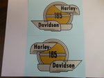 nos Gas tank decals Stickers Harley Hummer 1958 ST 61770-58 Water Slide OEM Orig