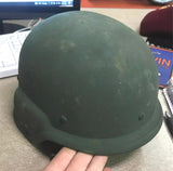 Pa Helmet Small Ballistic Material Has Chin Strap Green