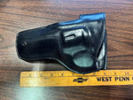 Don Hume H901 SH No 7-4 Adjustable Sights Black Leather Duty Holster Left Handed