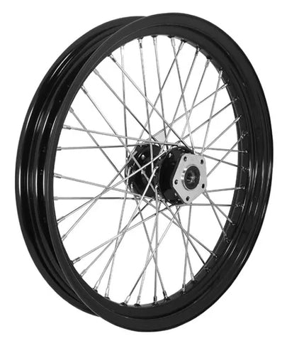 New 2008 ^ Front Black/Chrome 40 Spoke Wheel Rim 23X3 Harley FLHR FLHT FLTR Tour