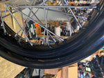 Black 4.5x17 Rear Wheel 25mm Harley Dyna FXD FXDL Wide Glide OEM Spok Street bob