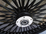 Black Out Fat King 48 Spoke Front Wheel 21x2.15 00-07 Harley FXST Dyna WideGlide